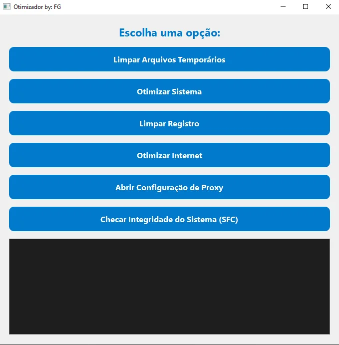 Otimizador de Sistema